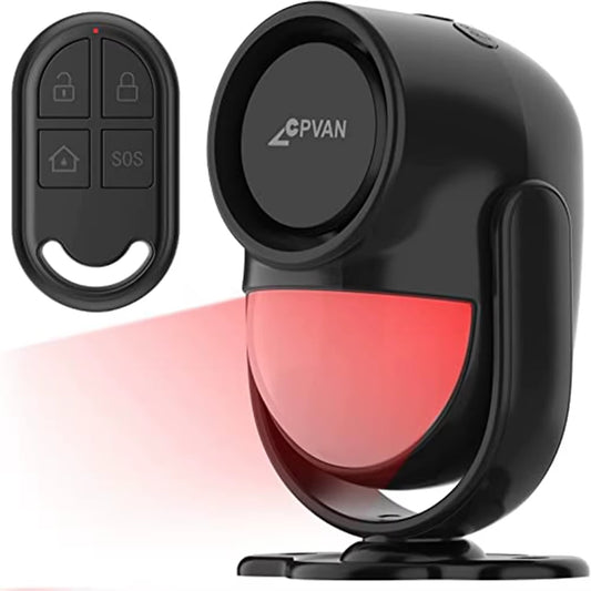 Wireless 433Mhz Motion Sensor Alarm – Infrared Detector with Remote Control, 125dB Siren for Home Security & Burglar Protection