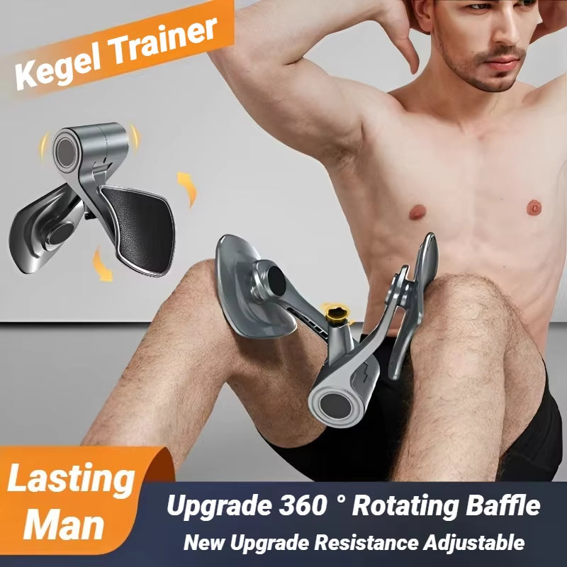 Kegel Pelvic Floor Exerciser for Men – Home Fitness Muscle Trainer for Pelvis & Buttocks | Pelvic Strengthening Equipment for Bladder Control, Core & Posture Improvement